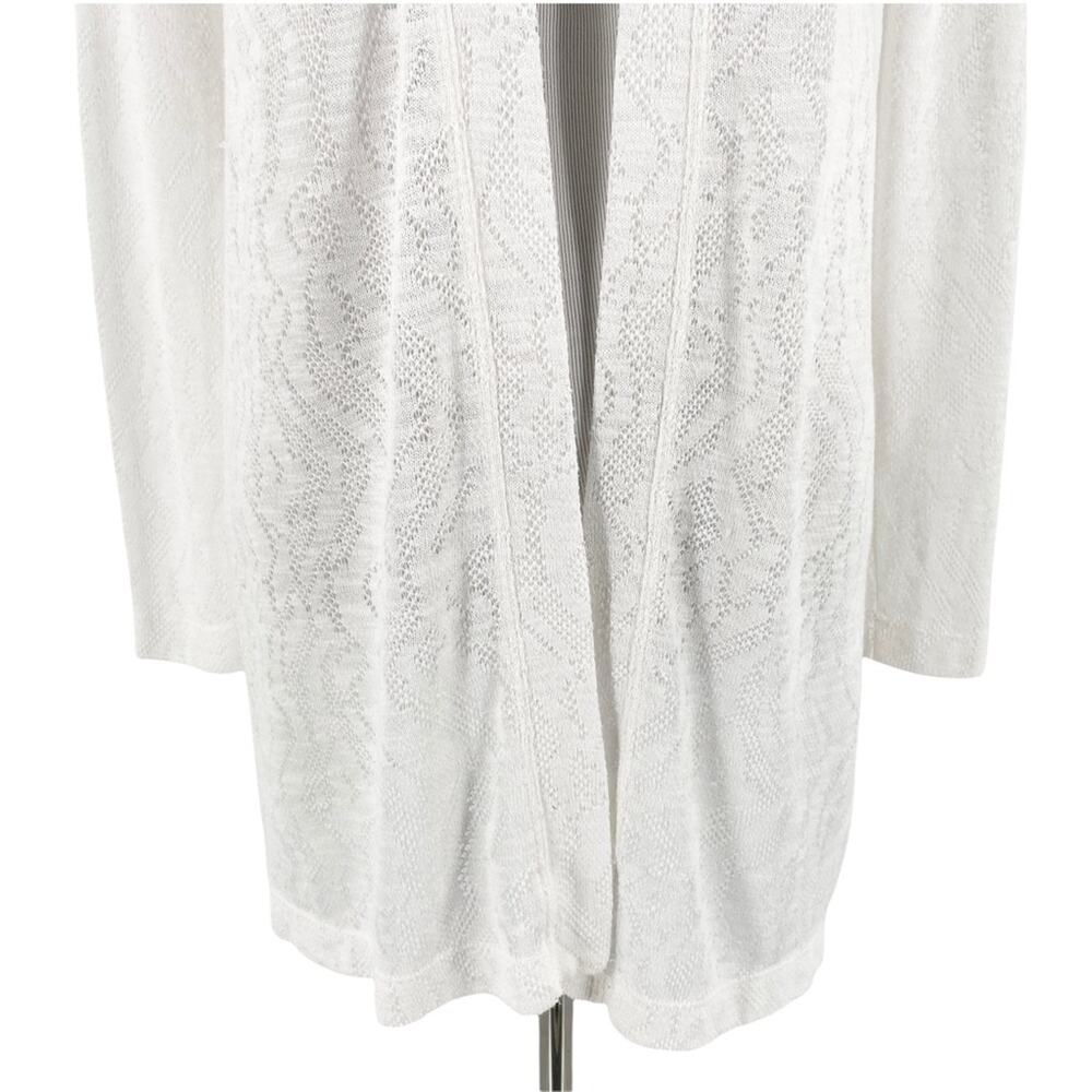Mododoc Womens Lightweight Open Front White Cardi… - image 3